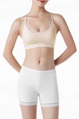 都市丽人时尚内搭无尺码无缝短露卡无缝面料背心无排扣无钢圈LV21D3