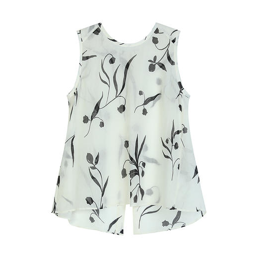 NEELLY纳俪商场同款夏季新款时尚花卉背心半身裙套装女舒适两件套N25042Z01062 商品图3