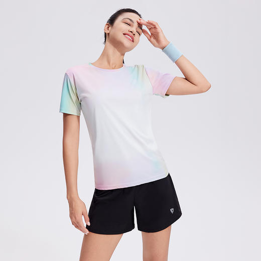 科里芙爆款7A抗菌夏季跑步运动速干透气健身服男女款宽松上衣T恤 商品图1