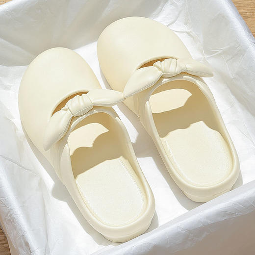 【甜美百搭❗️超美蝴蝶结拖鞋】脚感舒适，柔软轻盈，仙女风显气质！夏季时尚女简约玛丽珍包头一字凉鞋 商品图6