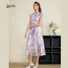 司歌背心刺绣印花连衣裙收腰中长款A911271X 商品缩略图0