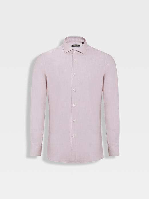 callisto薄雾粉莱赛尔棉混纺衬衫 商品图0