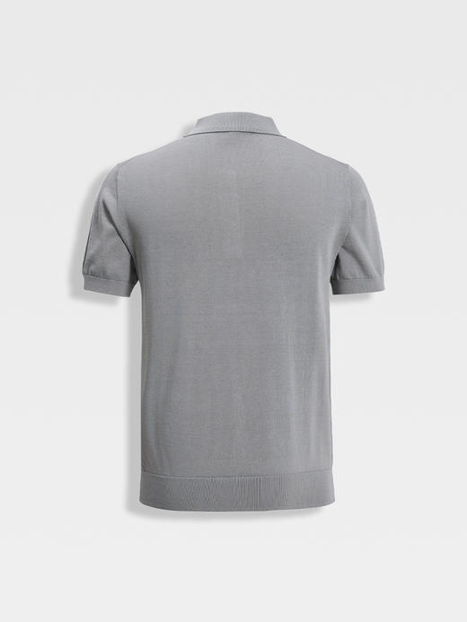 callisto水雾灰丝绵混纺T恤 商品图1