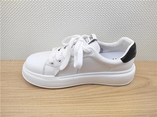 豪行秋冬新款23371608真皮运动休闲低跟女鞋单鞋皮鞋 商品图1