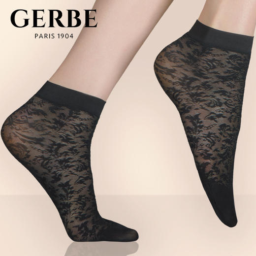 Gerbe格伯 100%法国进口女士短袜 女丝袜 GQBRO 44d 商品图0