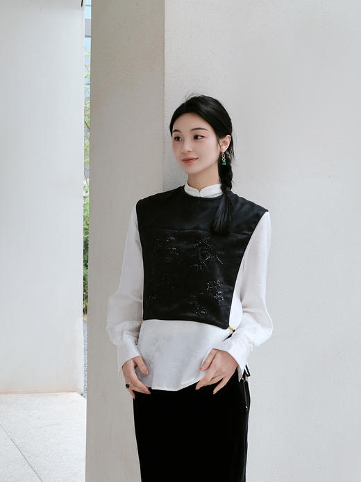 盛唐牡丹| 竹苞松茂手工串珠背心 商品图5