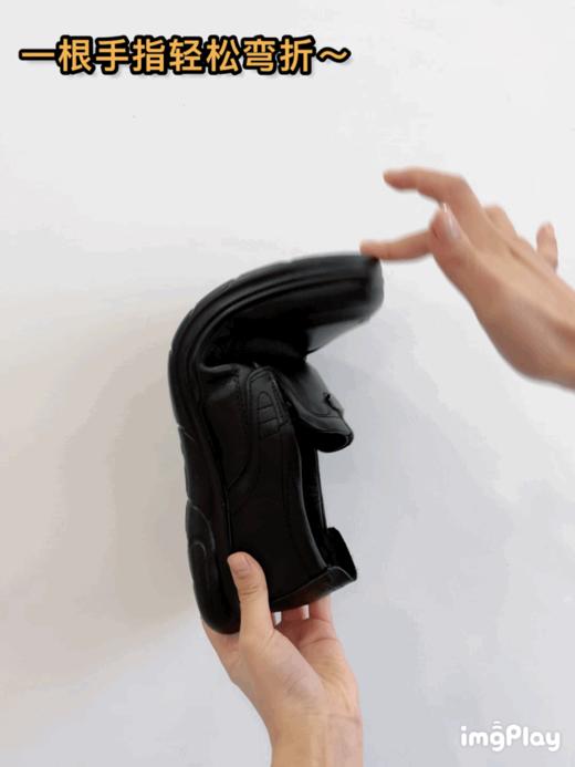 JEHURFIE/纪华菲  简约经典不过时！头层牛皮休闲商务一脚蹬男鞋AB25185 商品图4