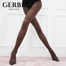 Gerbe格伯 法国原装进口女士丝袜 豹纹连裤袜GCSAF 97d