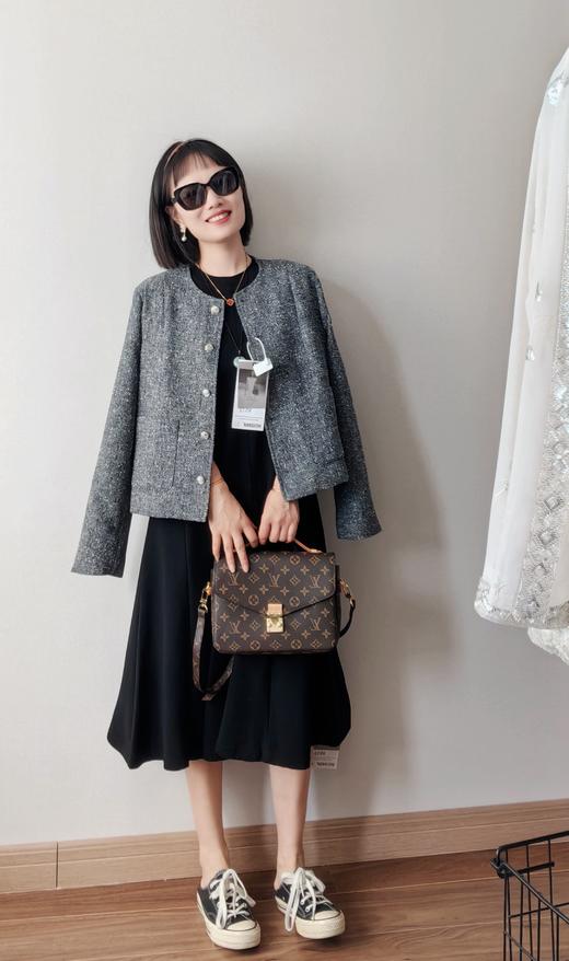 自留翩翩起舞水晶蝴蝶925银脱敏珍珠耳环 商品图6