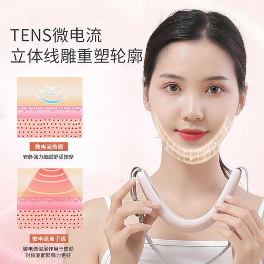 【立体V脸按摩仪】双倍高频微电流提拉 打造精致小脸~ 商品图1