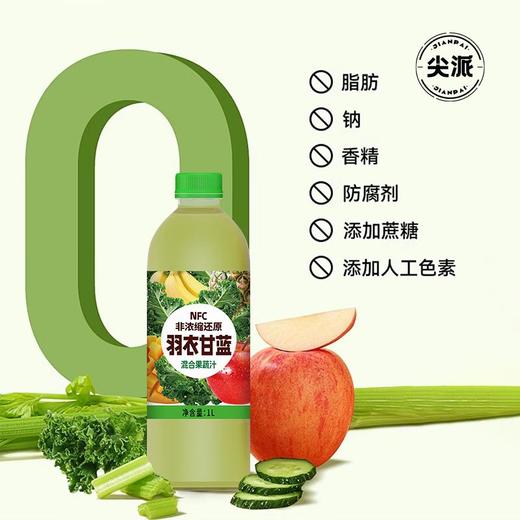 尖派羽衣甘蓝混合果蔬汁1L 商品图3