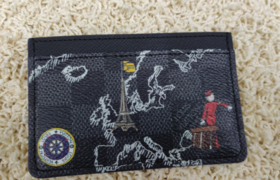 LOUIS VUITTON map系列棋盘格 卡包 男款 黑 N60265