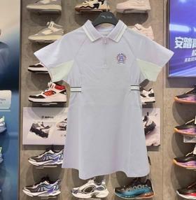 安踏儿童装2025夏季女小童纯棉针织运动连衣裙凉爽舒适362529308