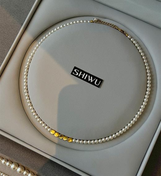 进口施华洛珍珠转运小米珠项链 商品图7