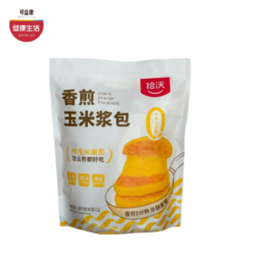 优选|香煎玉米浆包 纯玉米粒磨浆 清新玉米 外酥里嫩 1080g/袋（90g*12个）