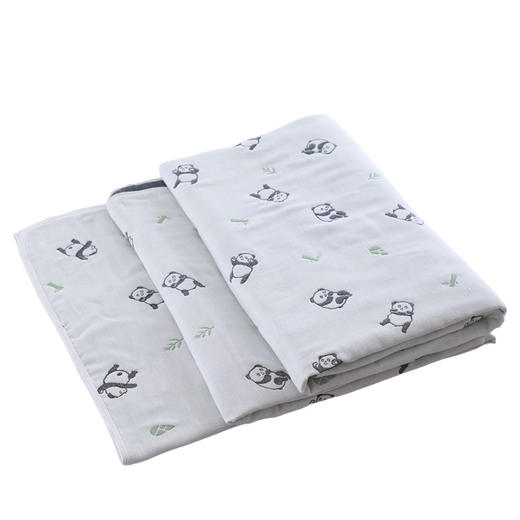 恒源祥毛巾被纯棉A类抗菌六层纱布全棉盖毯空调毯子 睡睡平安 商品图5