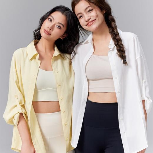 天丝亚麻衬衫MY2519，立体裁剪设计，夏天室外可做防晒开衫 商品图1