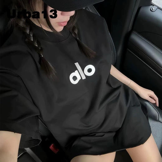 昂跑 夏季松弛感 休闲圆领 水洗磨破 短袖T恤 商品图2