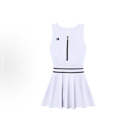 乐凯奇 LECAGE 泡温泉保守连体裙式泳衣显瘦遮肚防晒连体泳衣 女款 商品图1