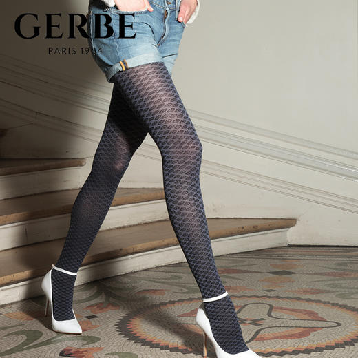 Gerbe格伯 100%法国原装进口女士连裤袜 性感欧美女丝袜HCODI 97d 商品图0