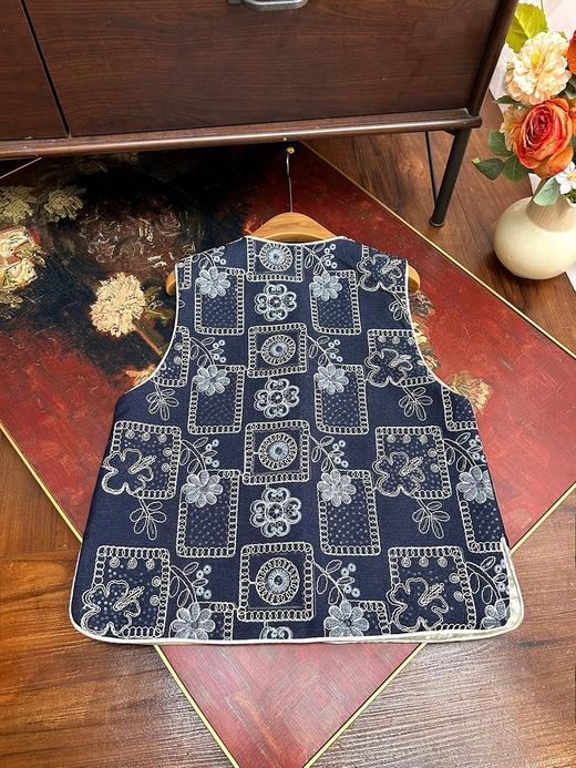 天丝牛仔刺绣马甲 商品图12