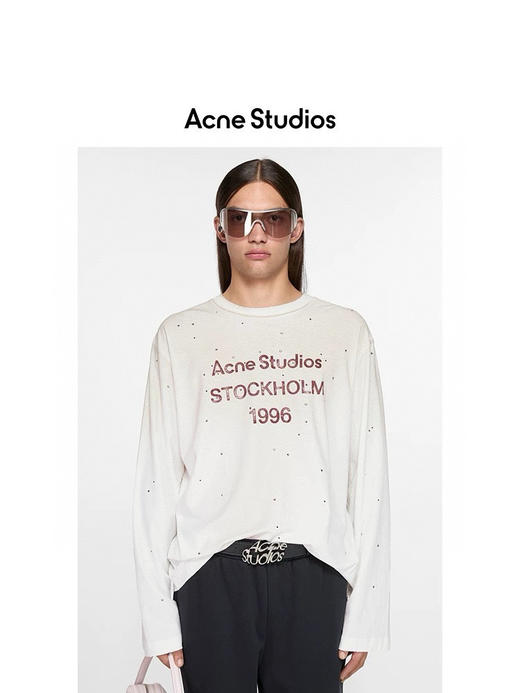 Acne Studios 1996系列 升级带钻款长袖Tee 商品图2