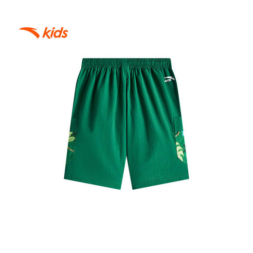 安踏儿童梭织五分裤男大童疾飞速干男梭织五分裤352528510 商品图1