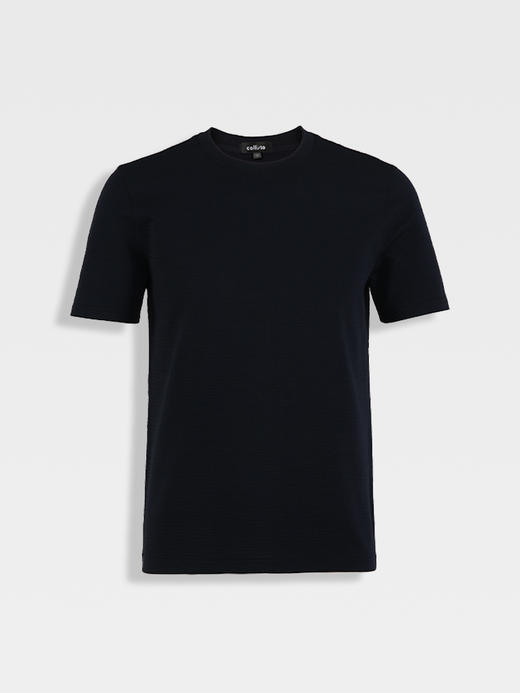 callisto黑色棉混纺T恤 SSTSS218T 商品图0