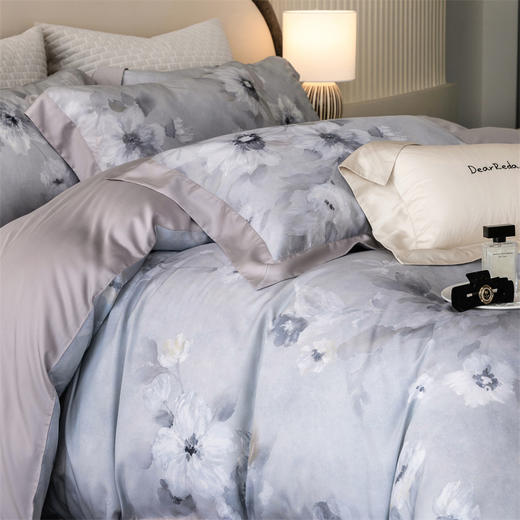 【品牌直营线下同款】【春夏新品60支极爽天丝四件套】奥地利进口兰精莱赛尔纤维四件套 凉感爽滑裸睡套件 商品图5