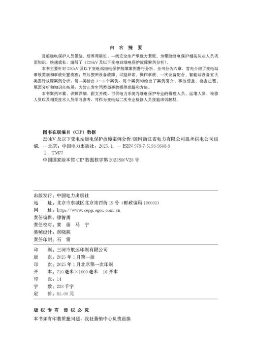 220kV及以下变电站继电保护故障案例分析 商品图3