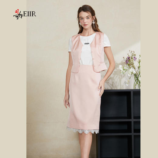 司歌缎面马甲半裙两件套TO911009X 商品图4