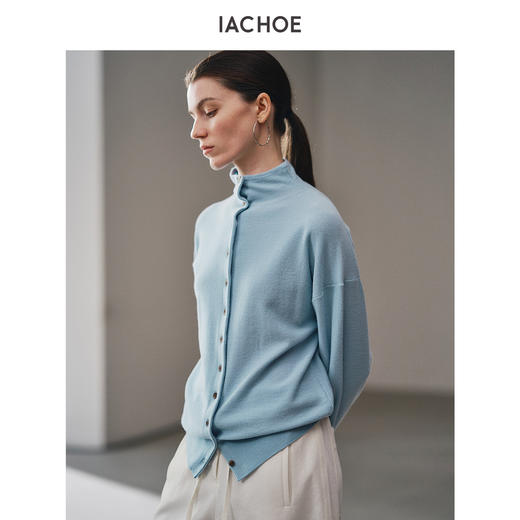 棉仓3621506002-IACHOE云水蓝毛衣 商品图2