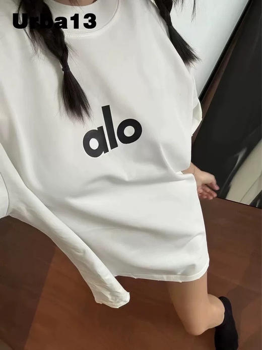 昂跑 夏季松弛感 休闲圆领 水洗磨破 短袖T恤 商品图5