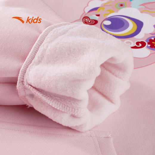 安踏儿童卫衣2025男童套头衫女童加绒保暖卫衣百搭上衣A72519701 商品图7