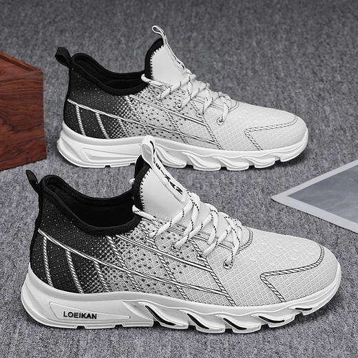 【YW】无忧购男鞋休闲运动飞织透气软底跑步运动鞋AC3889（截单后7天发货) 商品图9