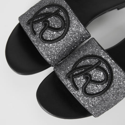 ROMI STUDIO夏季黑色时尚休闲外穿凉拖鞋 S3406 商品图1