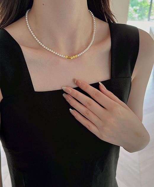 进口施华洛珍珠转运小米珠项链 商品图5