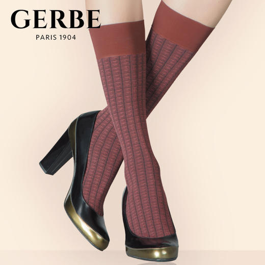 Gerbe格伯 100%法国进口女士中筒袜女丝袜 GMNAR 97d 商品图0