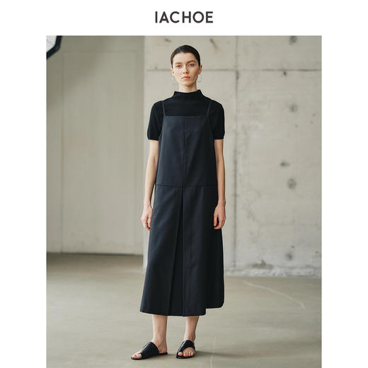 棉仓3621505017-IACHOE后背镂空短袖毛衣 商品图3