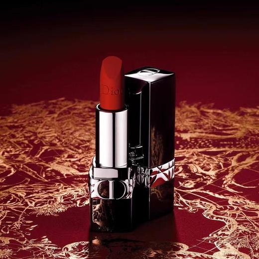 2月12日停发！【小来】限时送随机护手霜+小镜子🎉Dior迪奥口红烈艳蓝金唇膏新色丝绒哑光节日限量礼物送女友限定5支装礼盒『色号：#999哑光#720丝绒#772哑光#951哑光#735哑光』 商品图4