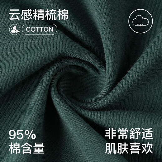 I'd爱帝夏季薄款男式棉弹力V领短袖T恤衫 商品图1