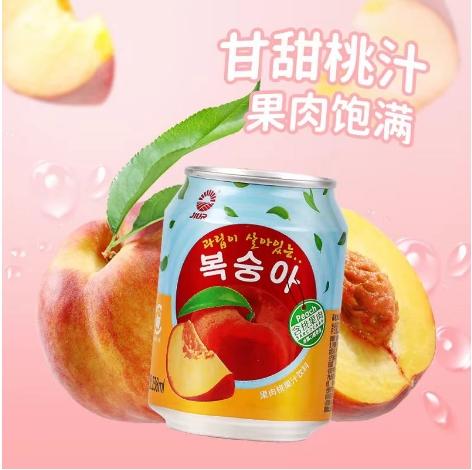 【BF】九日果肉桃果汁饮料 238ml 商品图0