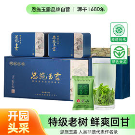 【2026新茶】恩施玉露特级精选头采明前特级精选高山富硒绿茶小袋装商务礼盒150g CM