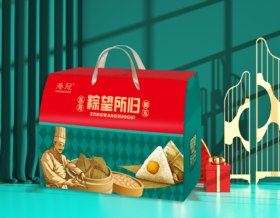 港冠 粽望所归礼盒（6粽4蛋）- 800g【端午】SKT