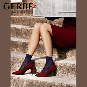 Gerbe格伯 法国进口迷幻波纹透肤女短丝袜 GQHYP 44d