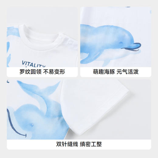 【实体店同款】男童圆领短袖针织衫夏季新款安奈儿童装XB521609 商品图4