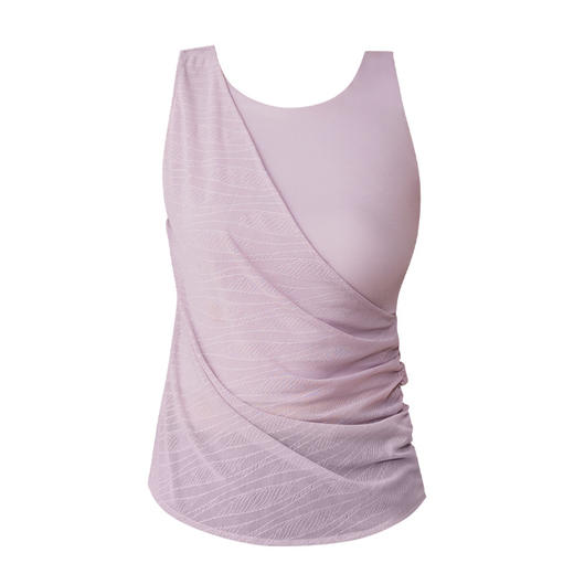 美愫瑜伽背心无袖运动瑜伽健身背心女士夏季新款网纱拼接透气t恤 商品图4