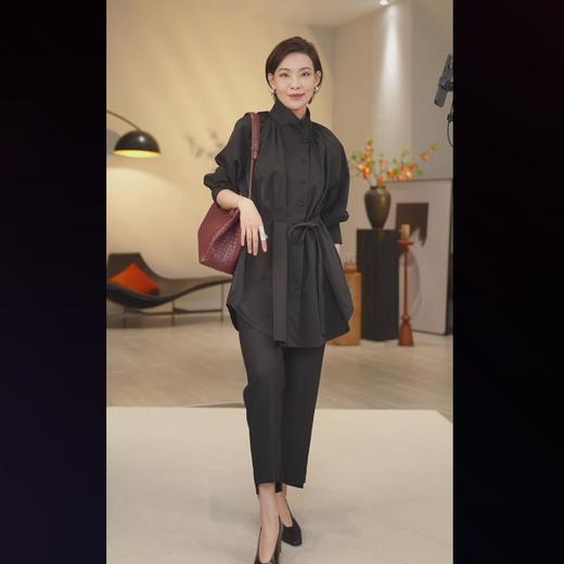 洛诗琳43912春季新款设计感衬衫式休闲风衣外套女277 商品图4