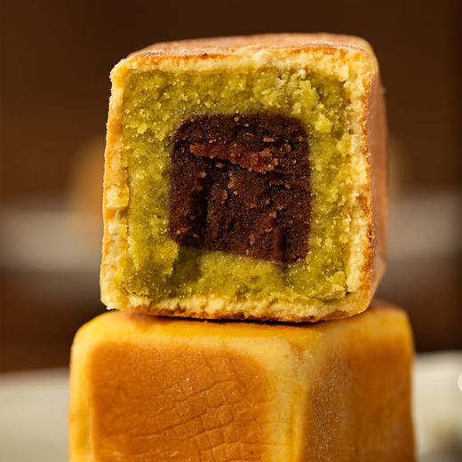 仙豆糕 1盒（6枚装）紫薯芝士/抹茶红豆/肉松咸蛋黄 商品图0