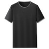 【冰丝】【DPF】大依优型大码短袖T恤圆领半袖冰丝弹力加肥加大上衣胖子时尚潮流男士 商品缩略图0